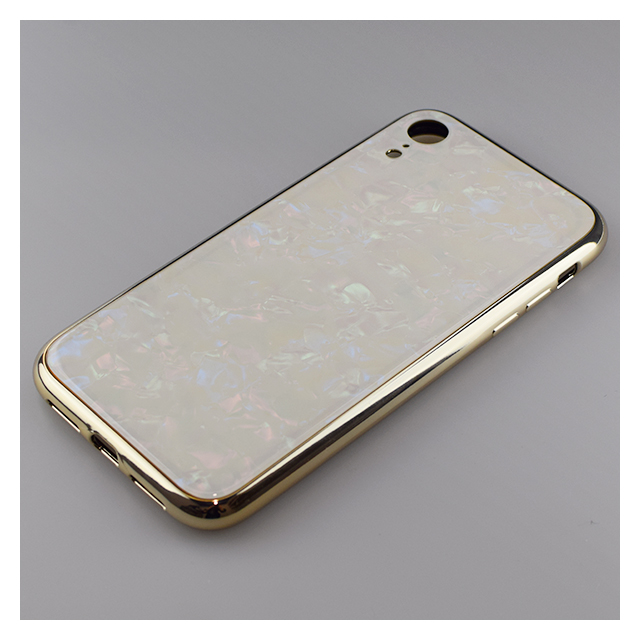 【アウトレット】【iPhoneXR ケース】Glass Shell Case for iPhoneXR (Gold)サブ画像