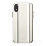 【アウトレット】【iPhoneXR ケース】ZERO HALLIBURTON Hybrid Shockproof case for iPhoneXR (Silver)