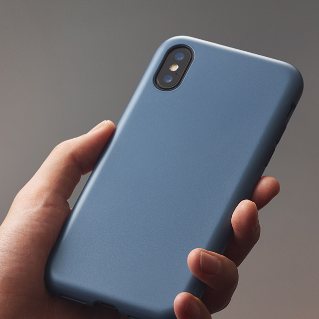 【アウトレット】【iPhoneXS/X ケース】Smooth Touch Hybrid Case for iPhoneXS/X (Stone Blue)goods_nameサブ画像