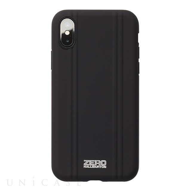 【アウトレット】【iPhoneX ケース】ZERO HALLIBURTON Hybrid Shockproof case for iPhone X(MATTE BLACK)