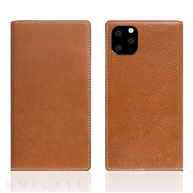 【iPhone11 Pro Max ケース】Tamponata Leather case (Tan)