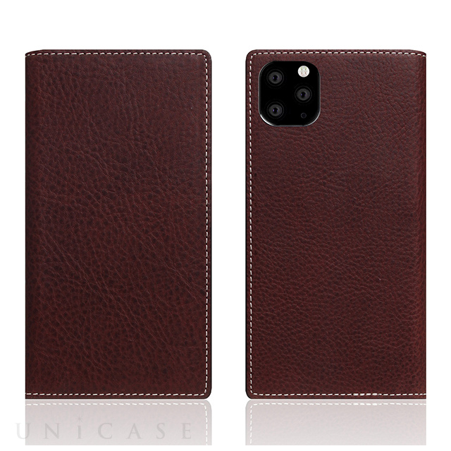 【iPhone11 Pro Max ケース】Minerva Box Leather Case (ブラウン)