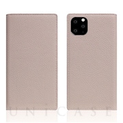 【iPhone11 Pro Max ケース】Full Grain Leather Case (Light Cream)