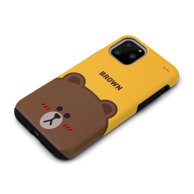 【iPhone11 Pro ケース】DUAL GUARD FACE (BROWN)サブ画像