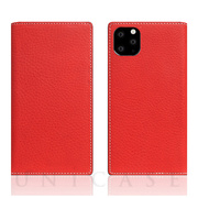 【iPhone11 Pro Max ケース】Minerva Box Leather Case (レッド)