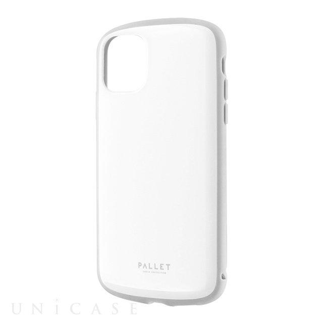 【iPhone11 ケース】超軽量・極薄・耐衝撃ハイブリッドケース「PALLET AIR」 ホワイトグレー