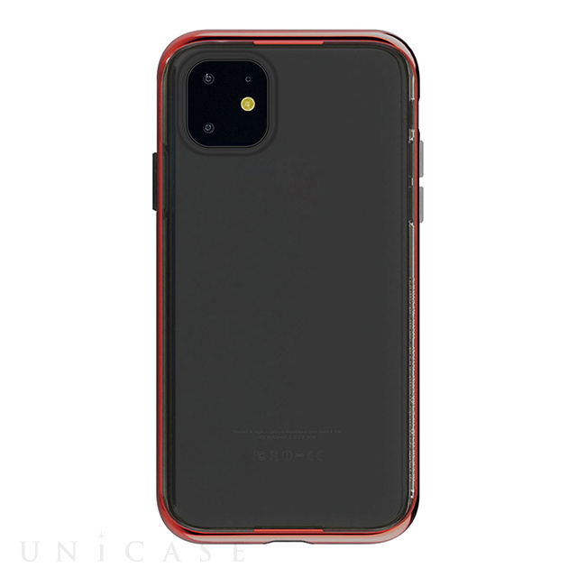 【iPhone11 ケース】INFINITY CLEAR CASE (Red)