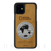 【iPhone11 ケース】Metal-Deco Wood Case (チェリーウッド)