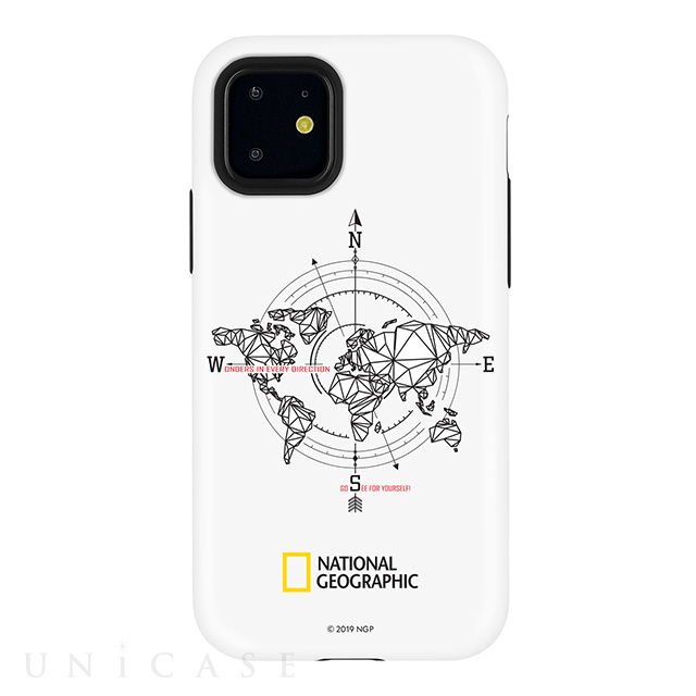 【iPhone11 ケース】Compass Case Double Protective (ホワイト)
