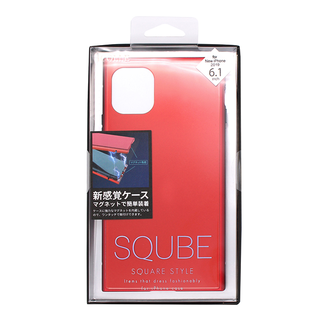【iPhone11 ケース】SQUBE プレミアムケース (レッド)サブ画像