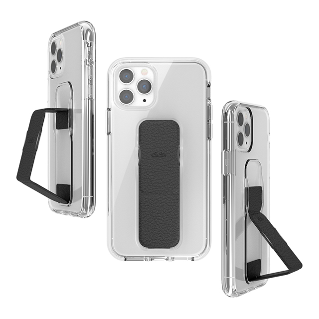 【iPhone11 Pro ケース】CLEAR GRIPCASE FOUNDATION (CLEAR/BLACK)サブ画像