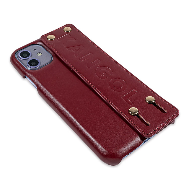 【iPhone11/XR ケース】KANGOL HANDLE (RED)サブ画像