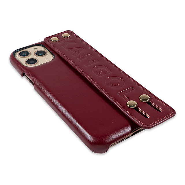 【iPhone11 Pro ケース】KANGOL HANDLE (RED)サブ画像