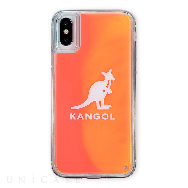 【iPhoneXS/X ケース】KANGOL NEON SAND LOGO (ORG)