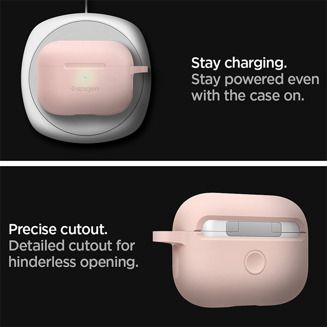 【AirPods Pro(第1世代) ケース】Silicone Fit (Pink)サブ画像