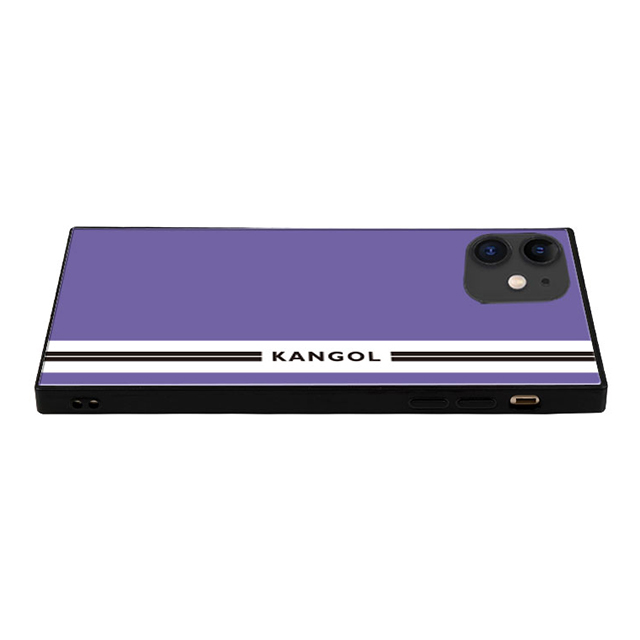 【iPhone11/XR ケース】KANGOL スクエア型 ガラスケース [KANGOL LINE(PPL)]サブ画像