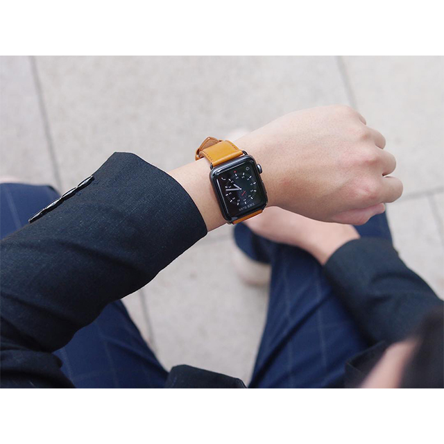 【Apple Watch バンド 44/42mm】Apple Watch band (Caramel) for Apple Watch SE(第2/1世代)/Series6/5/4/3/2/1サブ画像