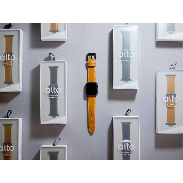 【Apple Watch バンド 44/42mm】Apple Watch band (Caramel) for Apple Watch SE(第2/1世代)/Series6/5/4/3/2/1サブ画像
