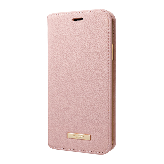 【iPhoneXS/X ケース】“Shrink” PU Leather Book Case (Pink)サブ画像