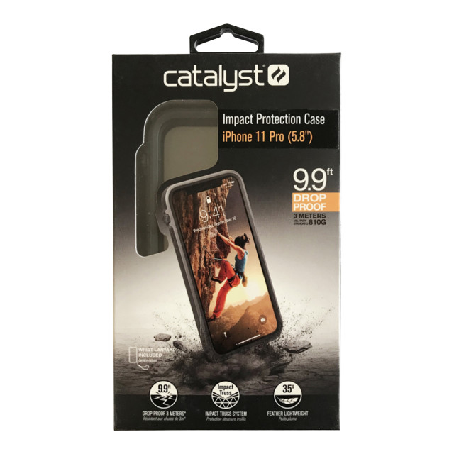 【iPhone11 Pro ケース】Catalyst 衝撃吸収ケース (ブラック)サブ画像