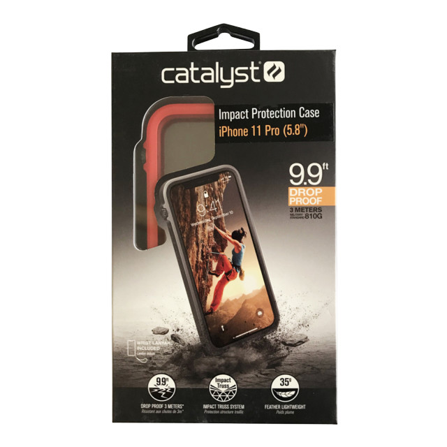 【iPhone11 Pro ケース】Catalyst 衝撃吸収ケース (ブラックレッド)サブ画像