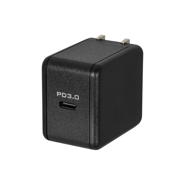 PowerDelivery対応 USB Type-C 1ポート AC充電器 PD3.0 最大出力18W (ブラック)goods_nameサブ画像