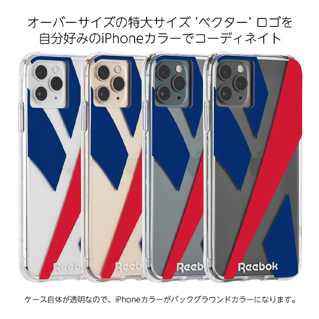 【iPhone11 Pro/XS/X ケース】Reebok × Case-Mate (Oversized Vector 2020 Clear)サブ画像