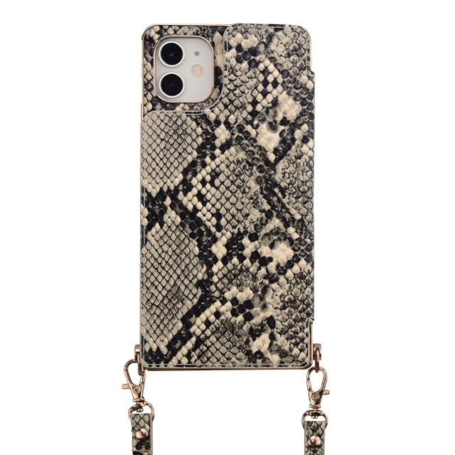 【iPhone11/XR ケース】Cross Body Case Animal Series for iPhone11（python）goods_nameサブ画像