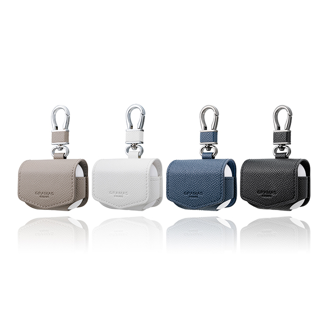 【AirPods Pro(第1世代)/AirPods(第3世代) ケース】“EURO Passione” PU Leather Case (Black)サブ画像