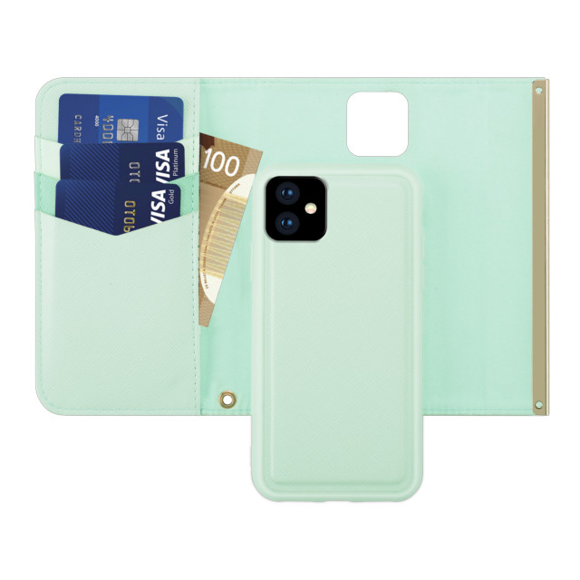 【iPhone11 ケース】Wristlet Folios ERIS (MINT)サブ画像