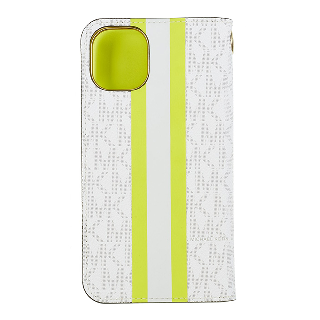 【iPhone11/XR ケース】Folio Case Lime Stripe with Charmサブ画像
