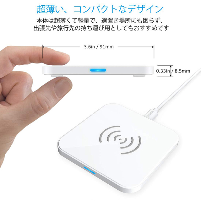 Wireless charger T511S-RE (red)サブ画像