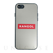 【iPhone8/7 ケース】KANGOL MIRROR BOX LOGO (RED)