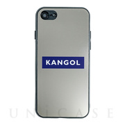 【iPhone8/7 ケース】KANGOL MIRROR BOX LOGO (NVY)