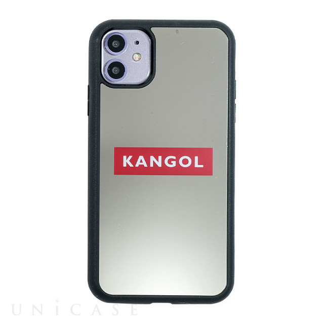 【iPhone11/XR ケース】KANGOL MIRROR BOX LOGO (RED)