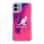 【iPhone11/XR ケース】KANGOL NEON SAND LOGO (PNK)