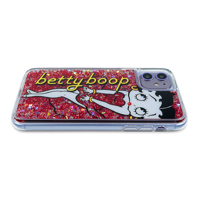【iPhone11/XR ケース】Betty Boop グリッターケース (Red Dress)サブ画像