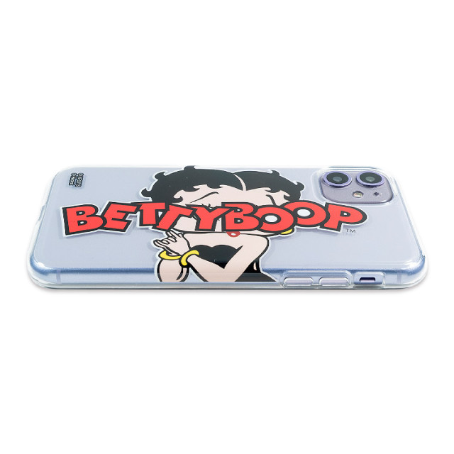 【iPhone11/XR ケース】Betty Boop クリアケース (LOGO RED ＆ BLACK)サブ画像