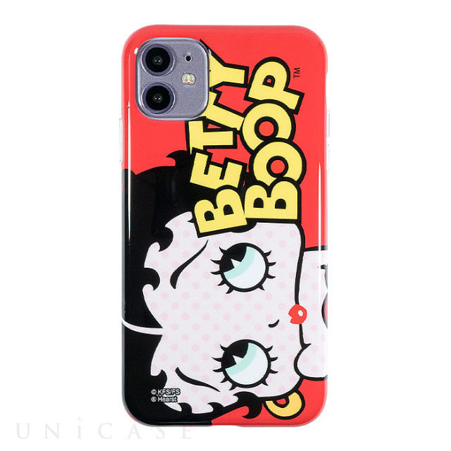 【iPhone11/XR ケース】Betty Boop クリアケース (RED DOT LOGO)