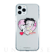【iPhone11 Pro ケース】Betty Boop クリアケース (HEART)