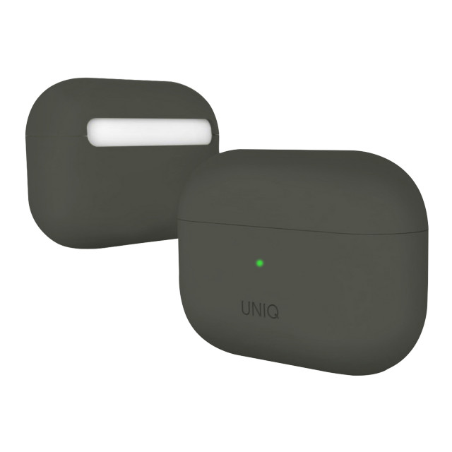 【AirPods Pro(第1世代) ケース】LINO プレミアム リキッド シリコン Airpods Pro ケース - Moss (Grey)サブ画像