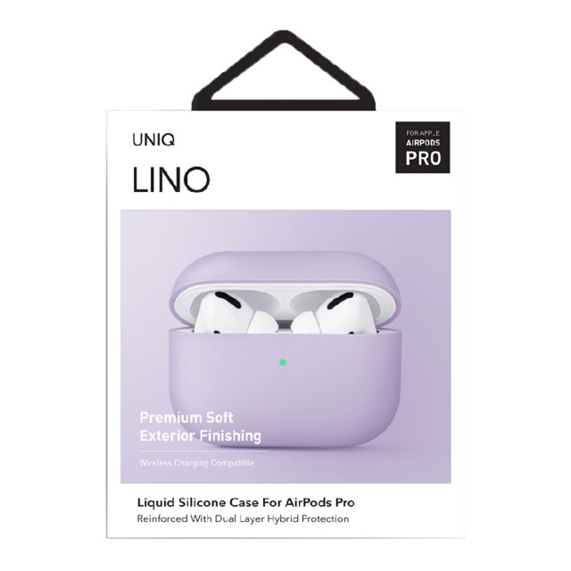 【AirPods Pro(第1世代) ケース】LINO プレミアム リキッド シリコン Airpods Pro ケース - Lilac (Lavender)サブ画像