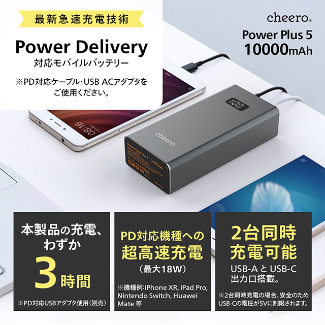 Power Plus 5 10000mAh (ゴールド)サブ画像