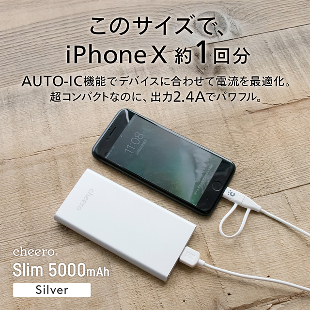 Slim 5000mAh (シルバー)goods_nameサブ画像