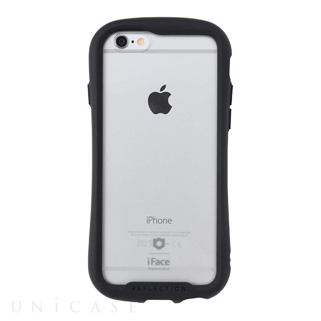 【iPhone6s/6 ケース】iFace Reflection強化ガラスクリアケース (ブラック)