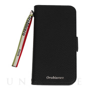【iPhone11 ケース】“シュリンク” PU Leather Book Type Case (ブラック)