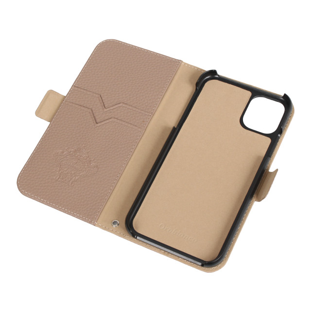 【iPhone11 ケース】“シュリンク” PU Leather Book Type Case (グレー)サブ画像