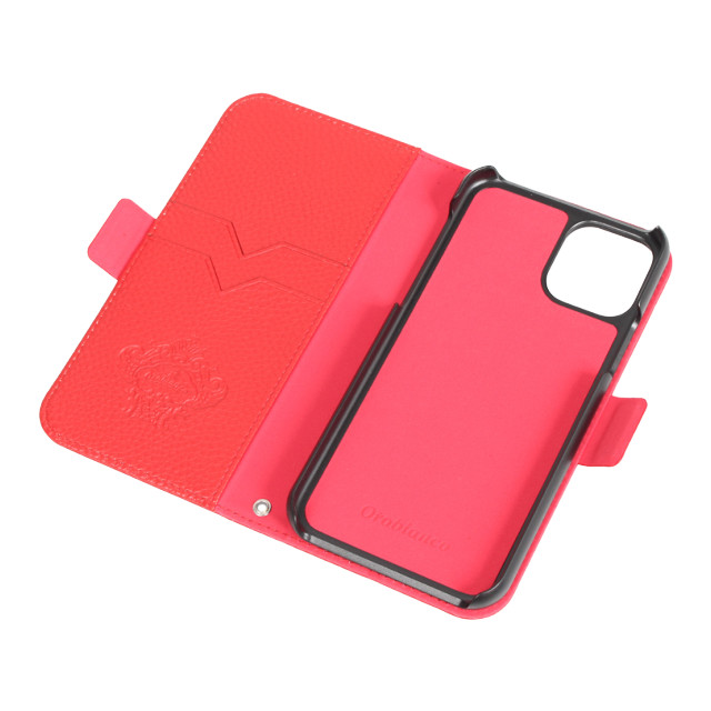【iPhone11 Pro ケース】“シュリンク” PU Leather Book Type Case (レッド)goods_nameサブ画像