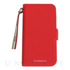 【iPhone11 ケース】“シュリンク” PU Leather Book Type Case (レッド)
