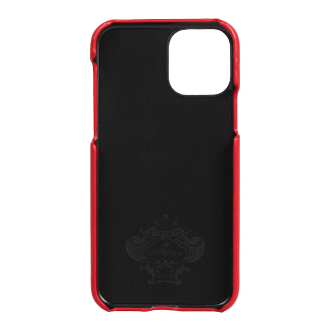 【iPhone11 Pro ケース】“サフィアーノ調” PU Leather Back Case (レッド)サブ画像